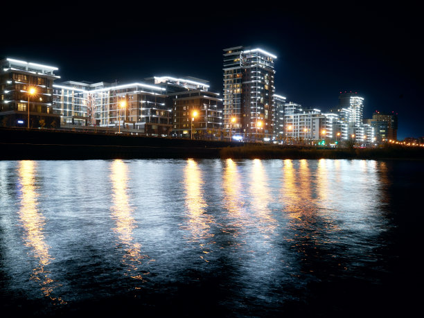 俄罗斯喀山市夜景图片下载