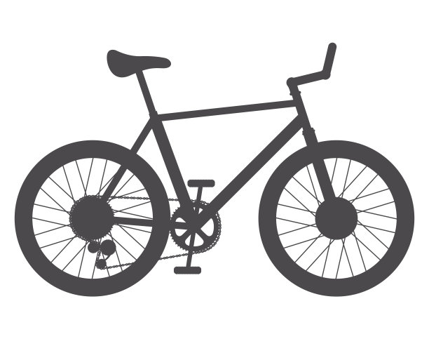 隔离式自行车交通设计图片下载