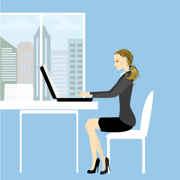 办公室职员或商业女性图片下载