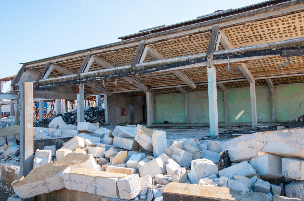 拆除旧工业建筑图片下载