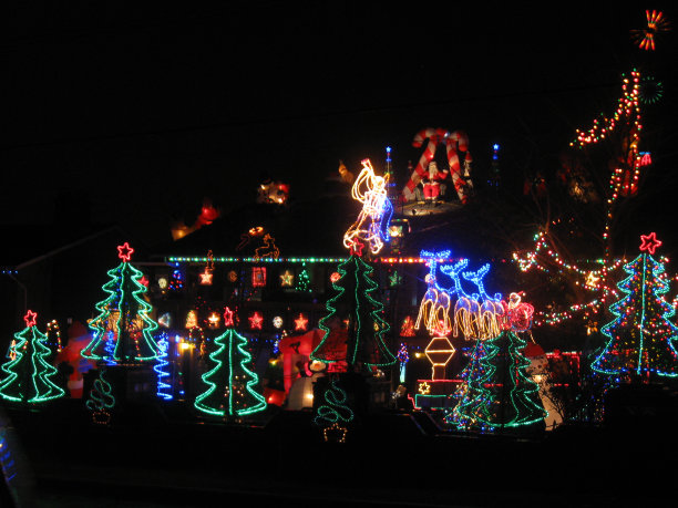 圣诞灯图片下载