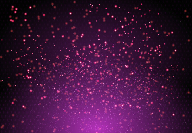 神奇的紫色背景与星星和星尘。图片下载