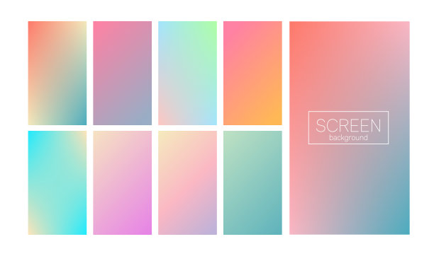 现代梯度设置抽象背景素材图片