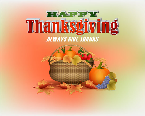 感恩节篮子图片下载