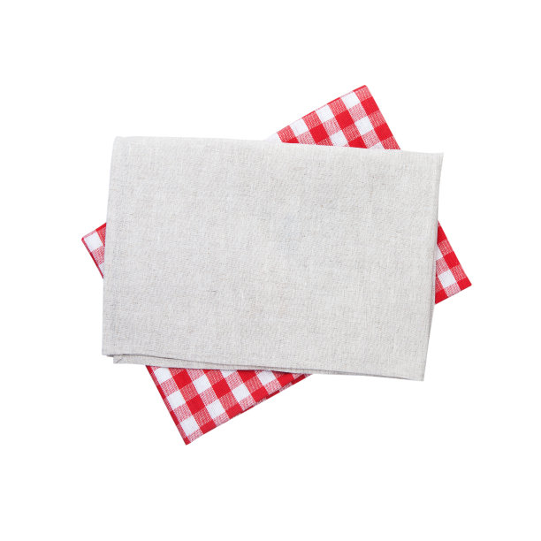 白色餐巾孤立。餐巾纸近视图模拟图片下载