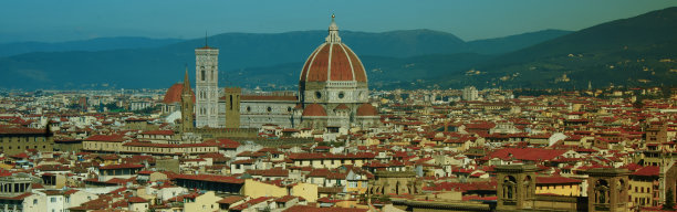 意大利佛罗伦萨鸟瞰图图片下载