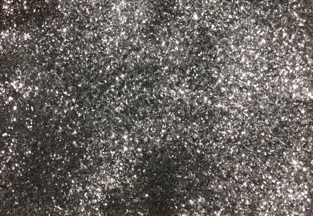 美丽的银色和黑色闪光织物纹理的背景图片下载