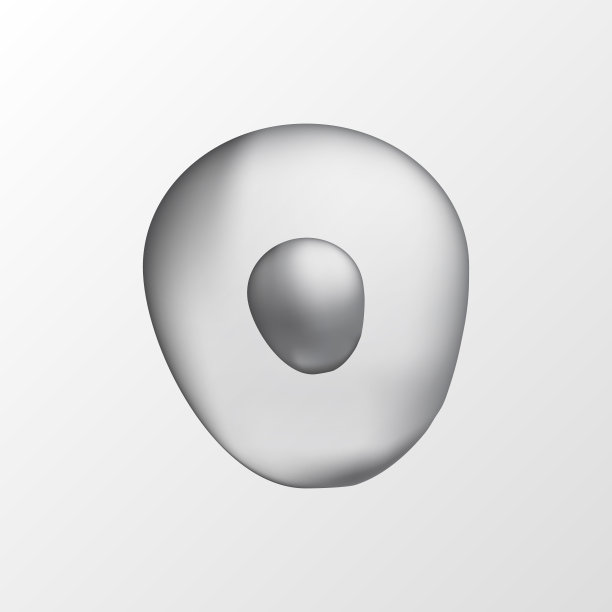 3d分离的人类灰色细胞。现实的矢量图。医学和生物学的模板素材图片