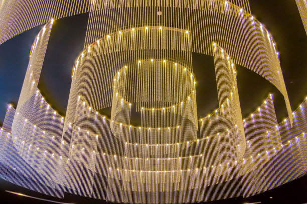 天花板上的现代照明，背景图片下载