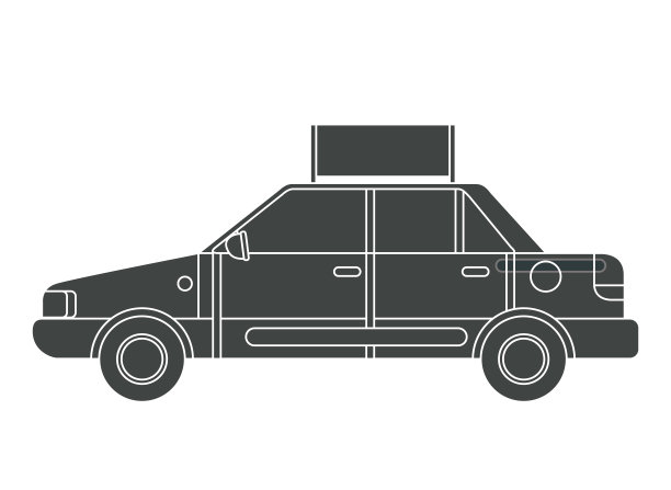 孤立出租车运输设计图片下载