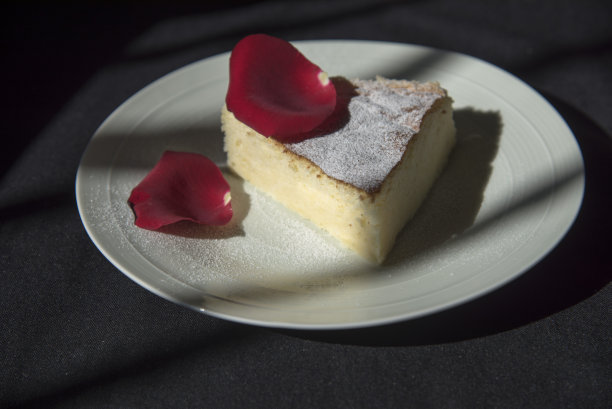 中国的芝士蛋糕一块图片下载