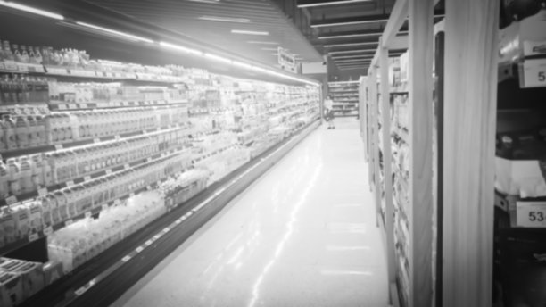 模糊抽象的超市背景图片下载