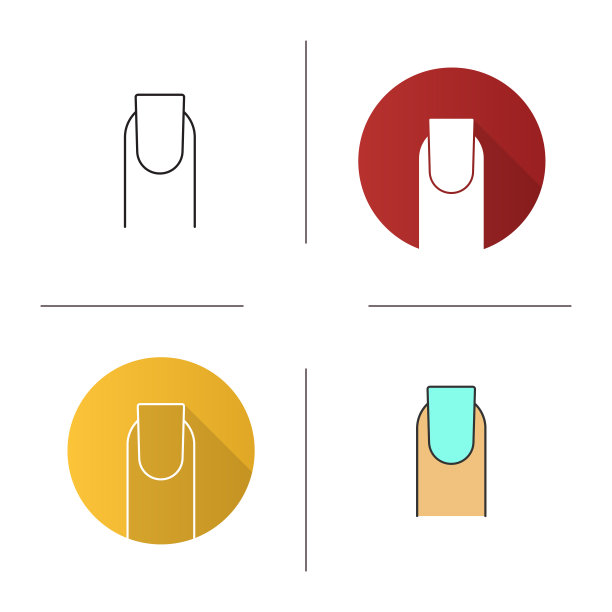 方形指甲图标图片下载