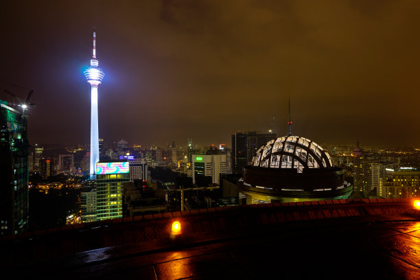 马来西亚天际线全景城市吉隆坡图片下载