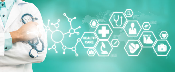 医生与医疗保健图标界面图片下载