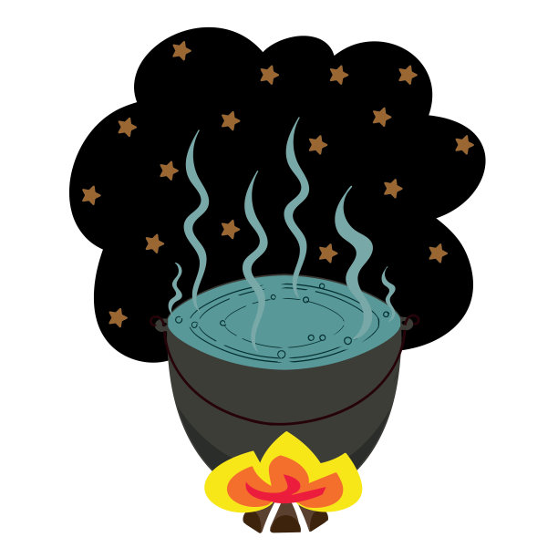 锅炉上的火映着夜空。图片下载