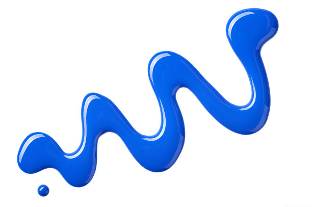 飞溅蓝色指甲油图片下载