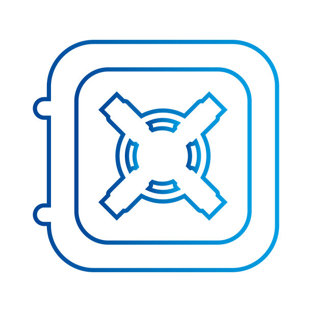 保险箱图标宝企理财理念图片下载