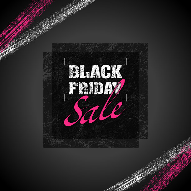 黑色星期五促销标题符号[粗糙纹理纸]图片下载