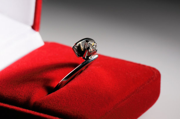 银戒指盒图片下载