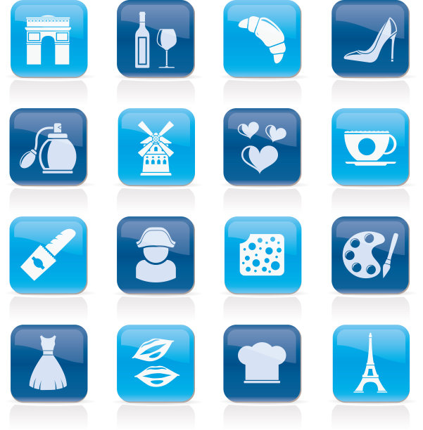 法国文化和工业的标志图片下载