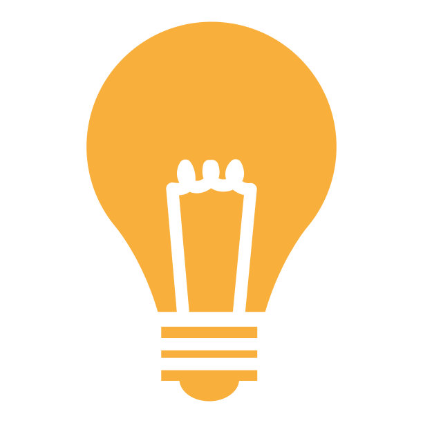 灯泡灯隔离图标图片下载