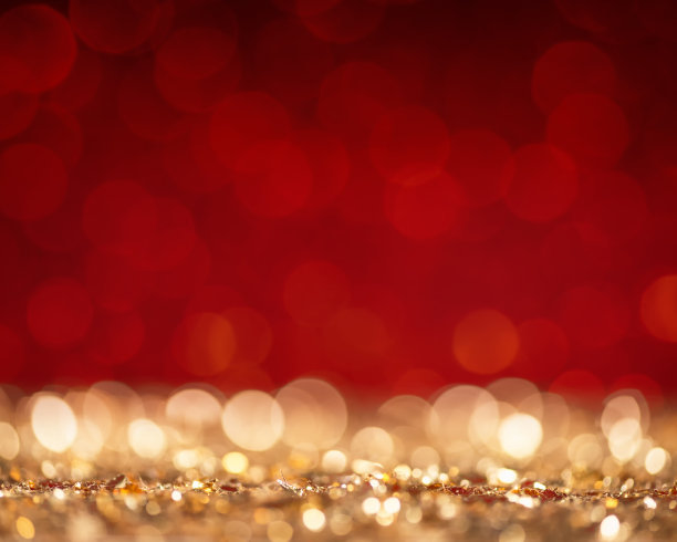 抽象的金色和红色表面闪闪发光图片下载