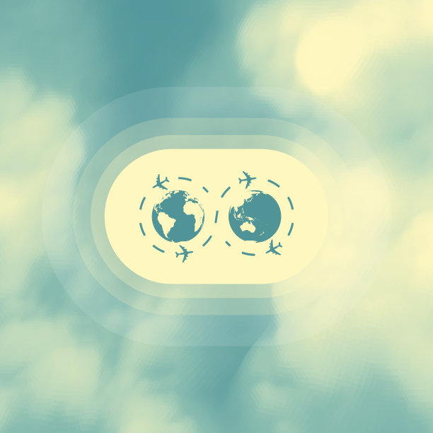 抽象背景与蓝天和云。矢量插图。图片下载