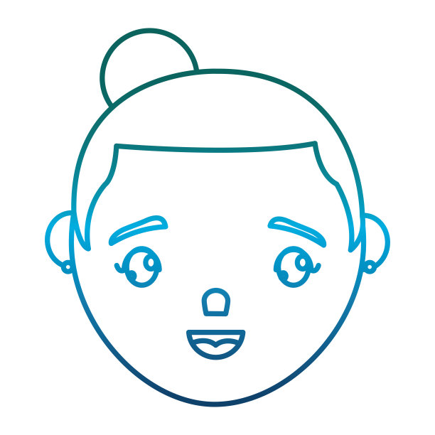 卡通女人图标图片下载