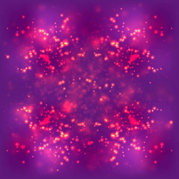 抽象的灯光背景，模糊的亮品红色紫色空间，火粒子图片下载