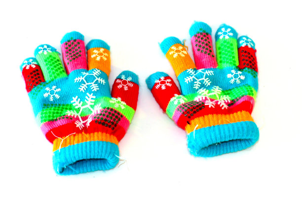 彩色手套frabic图片下载