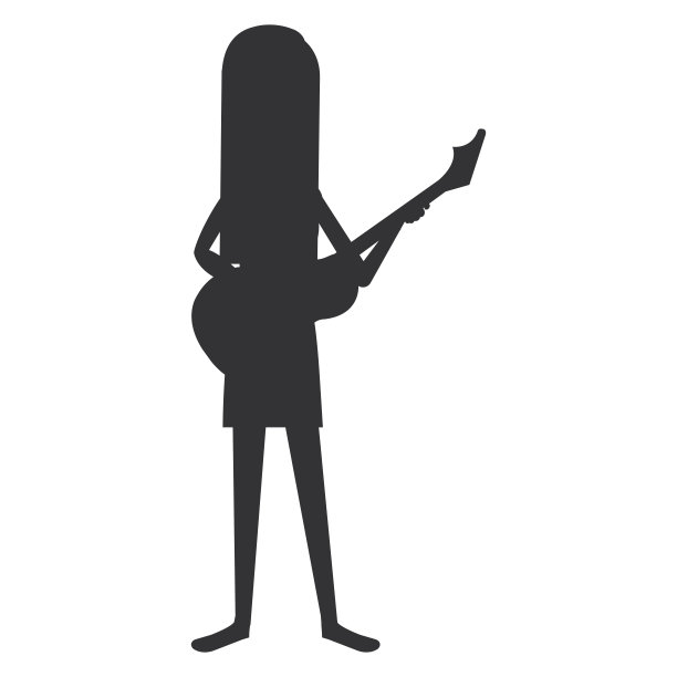 弹吉他的女子电吉他人物图片下载