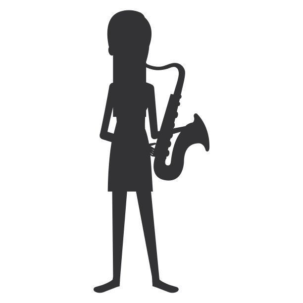 演奏萨克斯风的女人图片下载