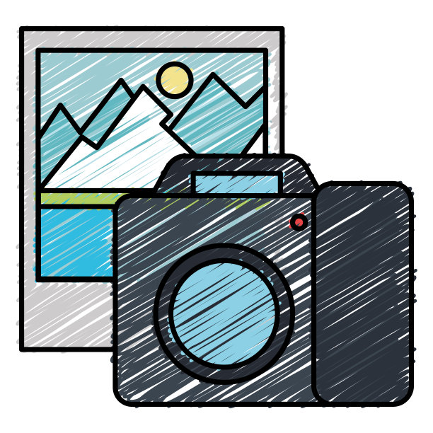 带风景图片的照相机摄影图片下载