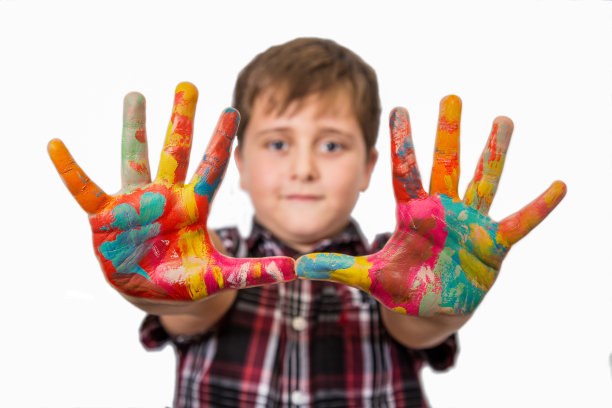 画孩子的手图片下载