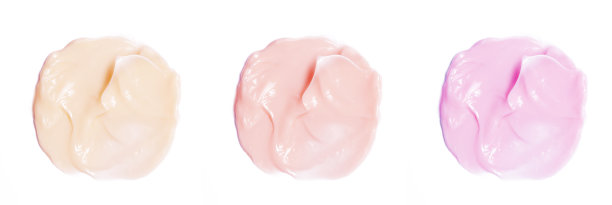 涂上白色的奶油样品图片下载