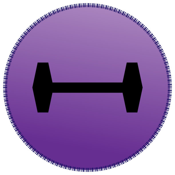 用哑铃做图标。图片下载