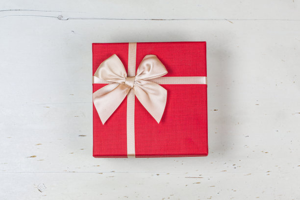 白色背景的礼品盒图片下载