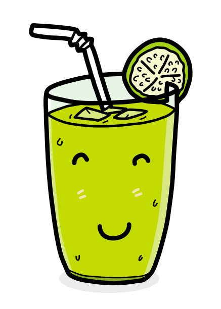 柠檬汁的卡通图片下载