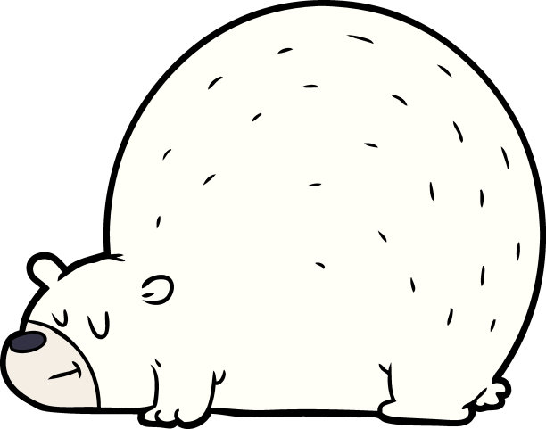 北极熊卡通图片下载