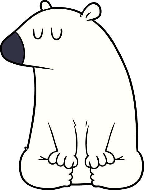 北极熊卡通图片下载