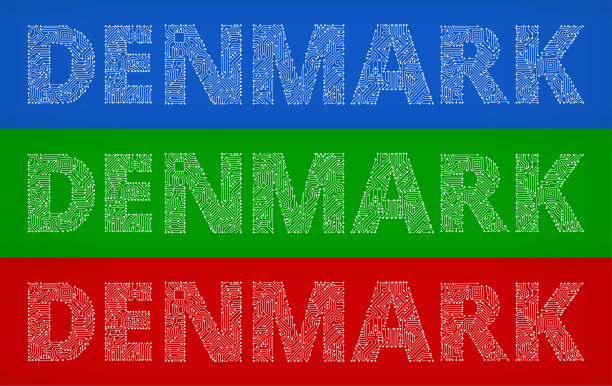 丹麦电路板颜色矢量背景图片下载