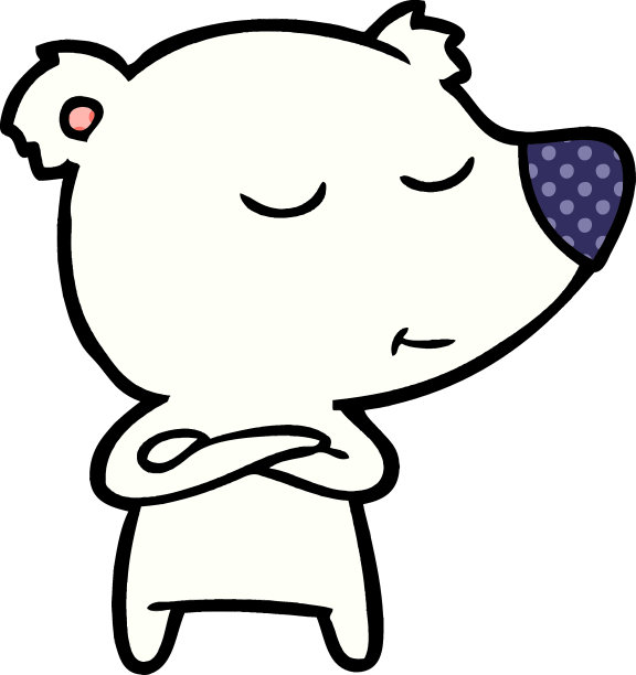 北极熊卡通图片下载