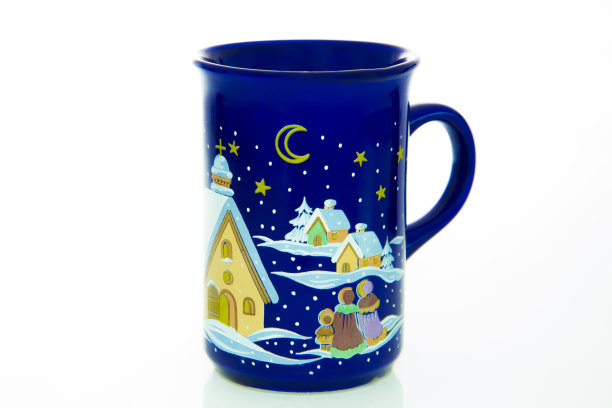 夜空蓝。杯。新年。圣诞快乐。家和安慰图片下载