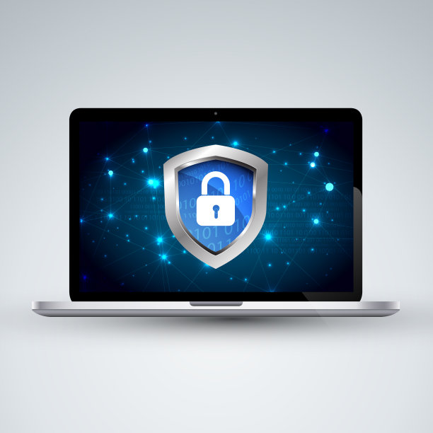 安全概念数字网络安全，用盾护全球网络图片下载