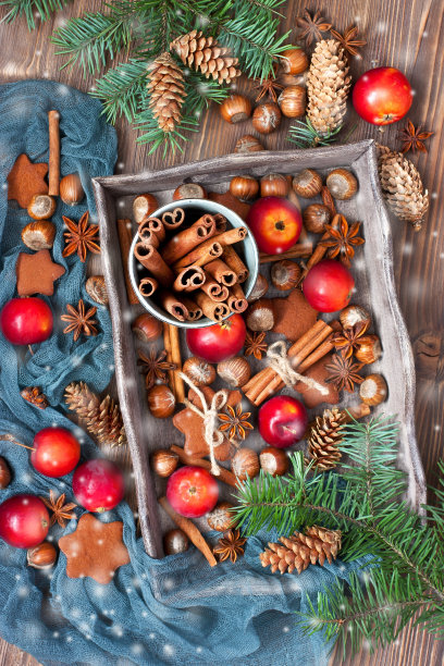 圣诞礼品卡与节日作文图片下载