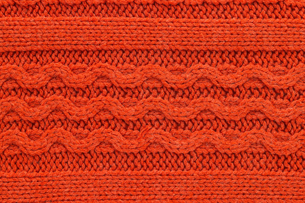 针织的背景。编织模式。针织质地。针织样品。素材图片