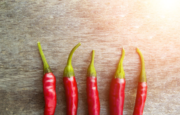 红辣椒片和红辣椒素材图片