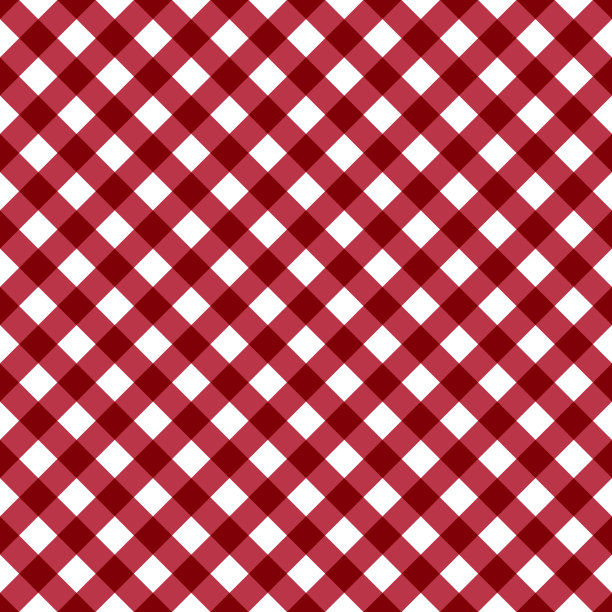 方格布桌布无缝菱形花纹在栗色和白色图片下载