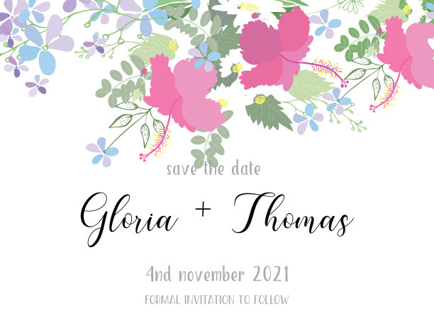 婚礼当天的贺卡图片下载